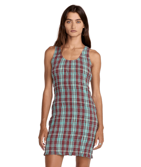 RVCA Women's Isla Dress Aqua Haze Women's Dresses RVCA 