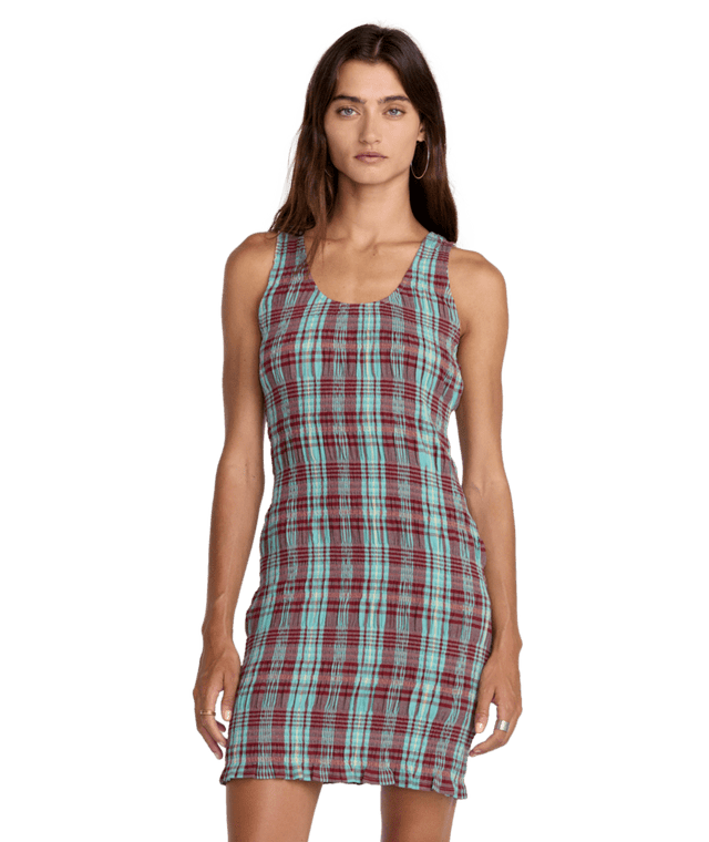 RVCA Women's Isla Dress Aqua Haze Women's Dresses RVCA 