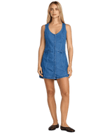 RVCA Women's Lainey Mini Dress Crystal Blue Women's Dresses RVCA 