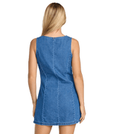 RVCA Women's Lainey Mini Dress Crystal Blue Women's Dresses RVCA 