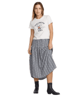 RVCA Women's Go West Midi Skirt RVCA Black Women's Skirts RVCA 