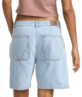 RVCA Women's Crawford Long Short II Ash Blue Women's Shorts RVCA 