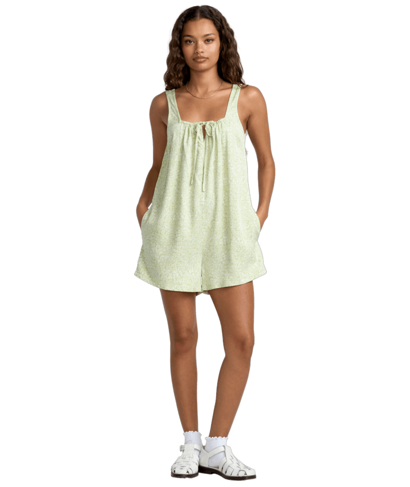 RVCA Women's Oliver Romper Lint Bright Floral Women's Rompers & Jumpsuits RVCA 