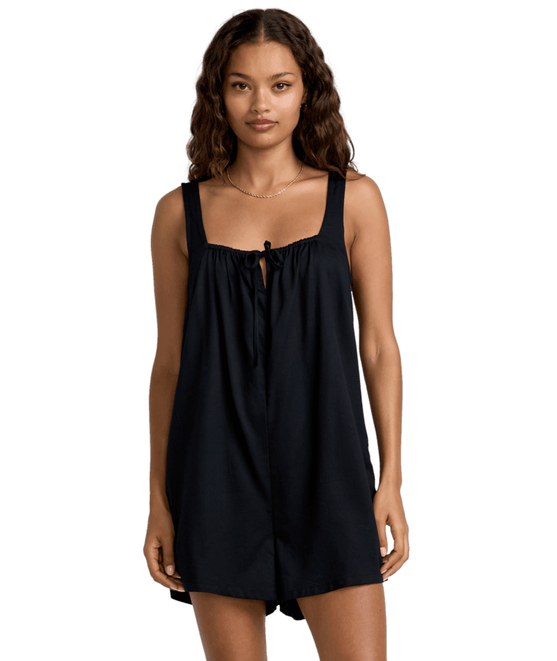 RVCA Women's Oliver Romper RVCA Black Women's Rompers & Jumpsuits RVCA 
