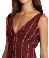 RVCA Women's Florence Romper Madder Brown Women's Rompers & Jumpsuits RVCA 