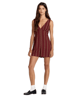 RVCA Women's Florence Romper Madder Brown Women's Rompers & Jumpsuits RVCA 
