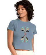 RVCA Women's Lauren Alvarez 411 T-Shirt Vintage Navy Women's T-Shirts RVCA 