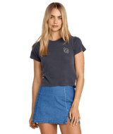 RVCA Women's 411 T-Shirt Graphite Men's Short Sleeve T-Shirts RVCA 