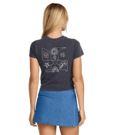 RVCA Women's 411 T-Shirt Graphite Men's Short Sleeve T-Shirts RVCA 