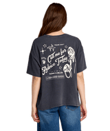 RVCA Women's Move On Boyfriend T-Shirt Graphite Men's Short Sleeve T-Shirts RVCA 