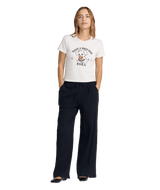 RVCA Women's Nice Day Shrunken T-Shirt Cloud