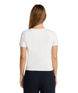 RVCA Women's Nice Day Shrunken T-Shirt Cloud
