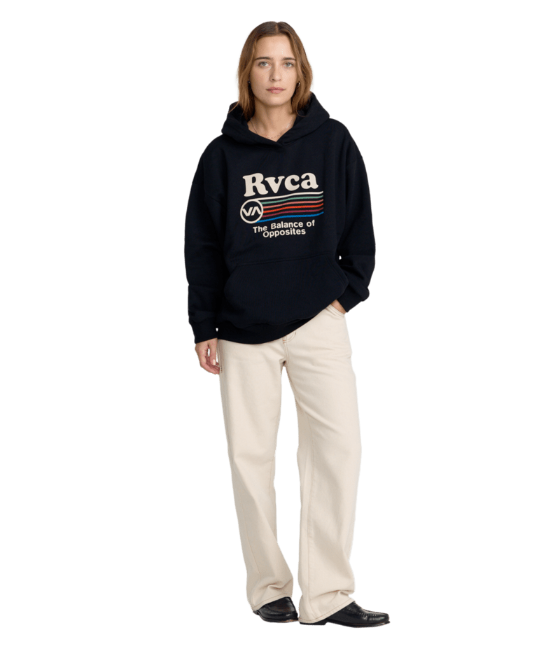 RVCA Women's Stout Oversized Hoodie RVCA Black