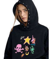 RVCA Women's Dani Miller Oversized Hoodie RVCA Black