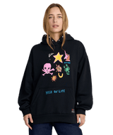 RVCA Women's Dani Miller Oversized Hoodie RVCA Black