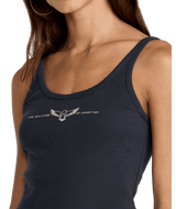 RVCA Women's Bird Of Prey Tank Top Washed Black Women's Tank Tops and Halter Tops RVCA 