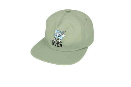 RVCA Keep Looking Snapback Hat Ranger Green Men's Hats RVCA 