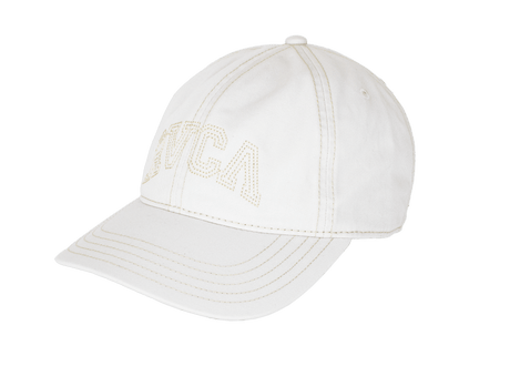 RVCA Women's Contrast Stitch Dad Hat Vintage White Women's Hats RVCA 
