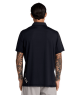 RVCA Sport Vent Polo Black Men's Polos RVCA 