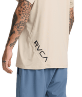 RVCA Sport Vent T-Shirt Light Khaki Men's Short Sleeve T-Shirts RVCA 