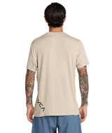 RVCA Sport Vent T-Shirt Light Khaki Men's Short Sleeve T-Shirts RVCA 