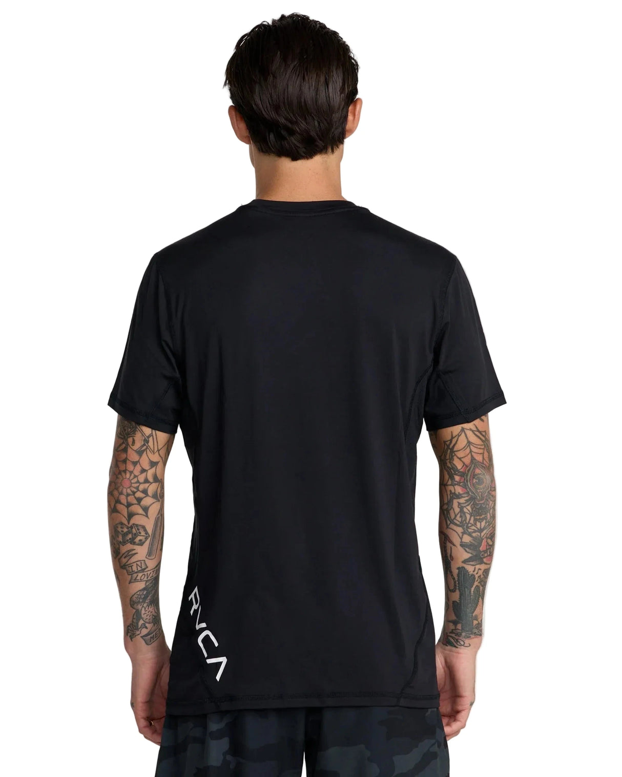 RVCA Sport Vent T-Shirt Black Men's Short Sleeve T-Shirts RVCA 