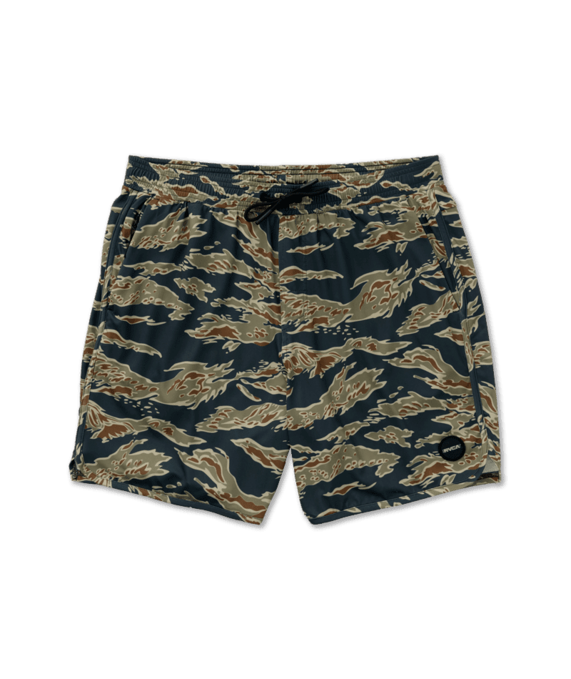 RVCA Yogger Recover 17" Shorts Tiger Camo Men's Walkshorts RVCA 