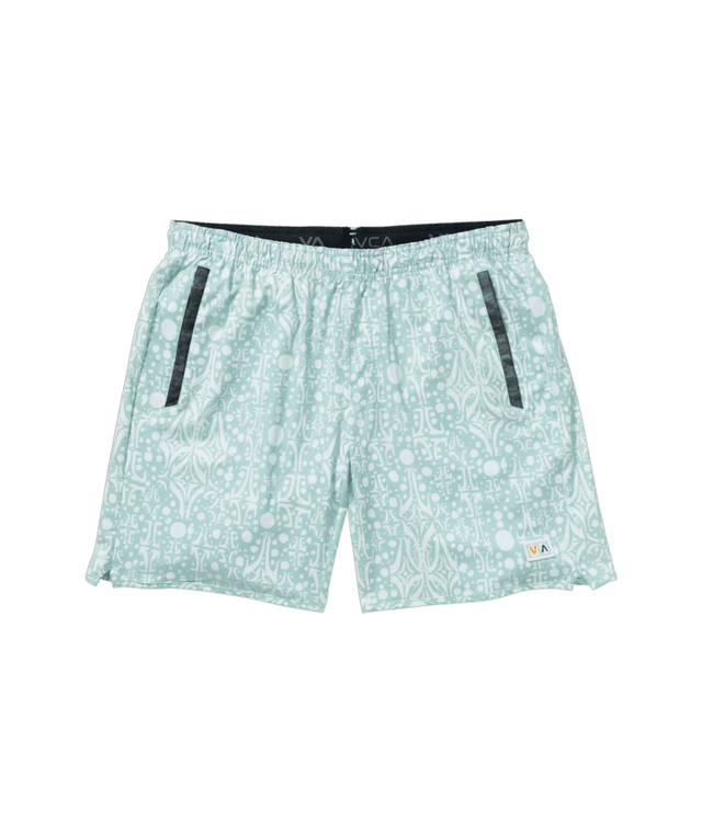 RVCA Rich Jacobs Yogger 17" Stretch Shorts Blue Haze Men's Walkshorts RVCA 