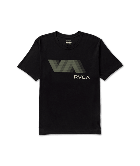 RVCA VA Blur T-Shirt Black Men's Short Sleeve T-Shirts RVCA 