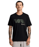 RVCA VA Blur T-Shirt Black Men's Short Sleeve T-Shirts RVCA 