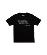 RVCA Blur Fill T-Shirt Black Men's Short Sleeve T-Shirts RVCA 