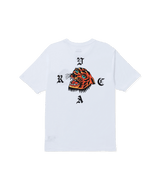 RVCA Kaleb Tiger T-Shirt White Men's Short Sleeve T-Shirts RVCA 