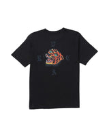 RVCA Kaleb Tiger T-Shirt Black Men's Short Sleeve T-Shirts RVCA 