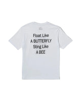 RVCA X Ali Sting Like A Bee T-Shirt White Men's Short Sleeve T-Shirts RVCA 
