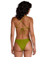 RVCA Women's Solid Medium French Bikini Bottoms Moss Women's Bikini Bottoms RVCA 