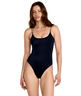 RVCA Women's Cabana One Piece Swimsuit RVCA Black Women's One Pieces RVCA 