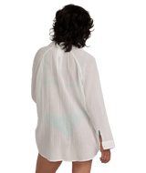 RVCA Women's Province Coverup Whisper White Women's Cover Ups and Kimonos RVCA 