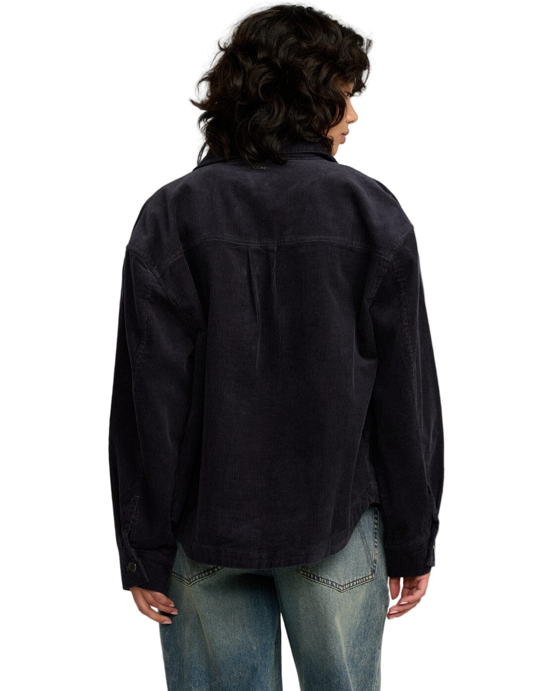 RVCA Women's Birdie Corduroy Jacket Gravel Women's Street Jackets RVCA 