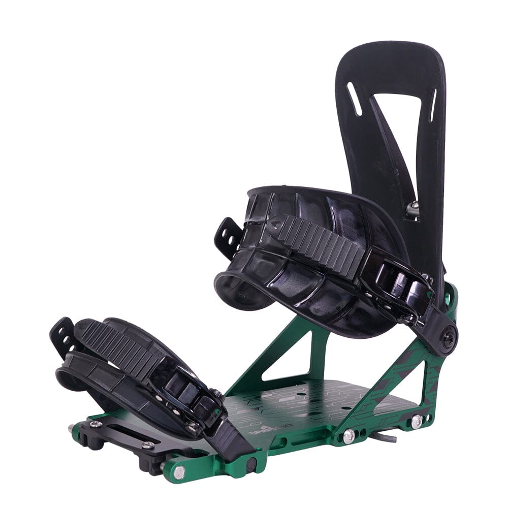 SPARK R&D Surge ST Splitboard Bindings Green 2025 Men's Splitboard Bindings Spark R&D 