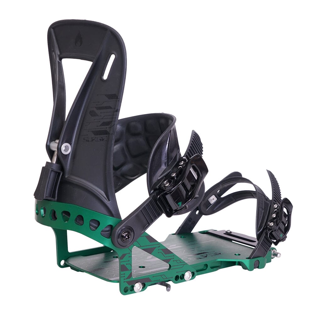 SPARK R&D Surge ST Splitboard Bindings Green 2025 Men's Splitboard Bindings Spark R&D 