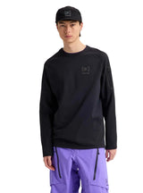 BURTON [ak] Baker Stretch Crewneck Fleece True Black Men's Base Layers Burton 