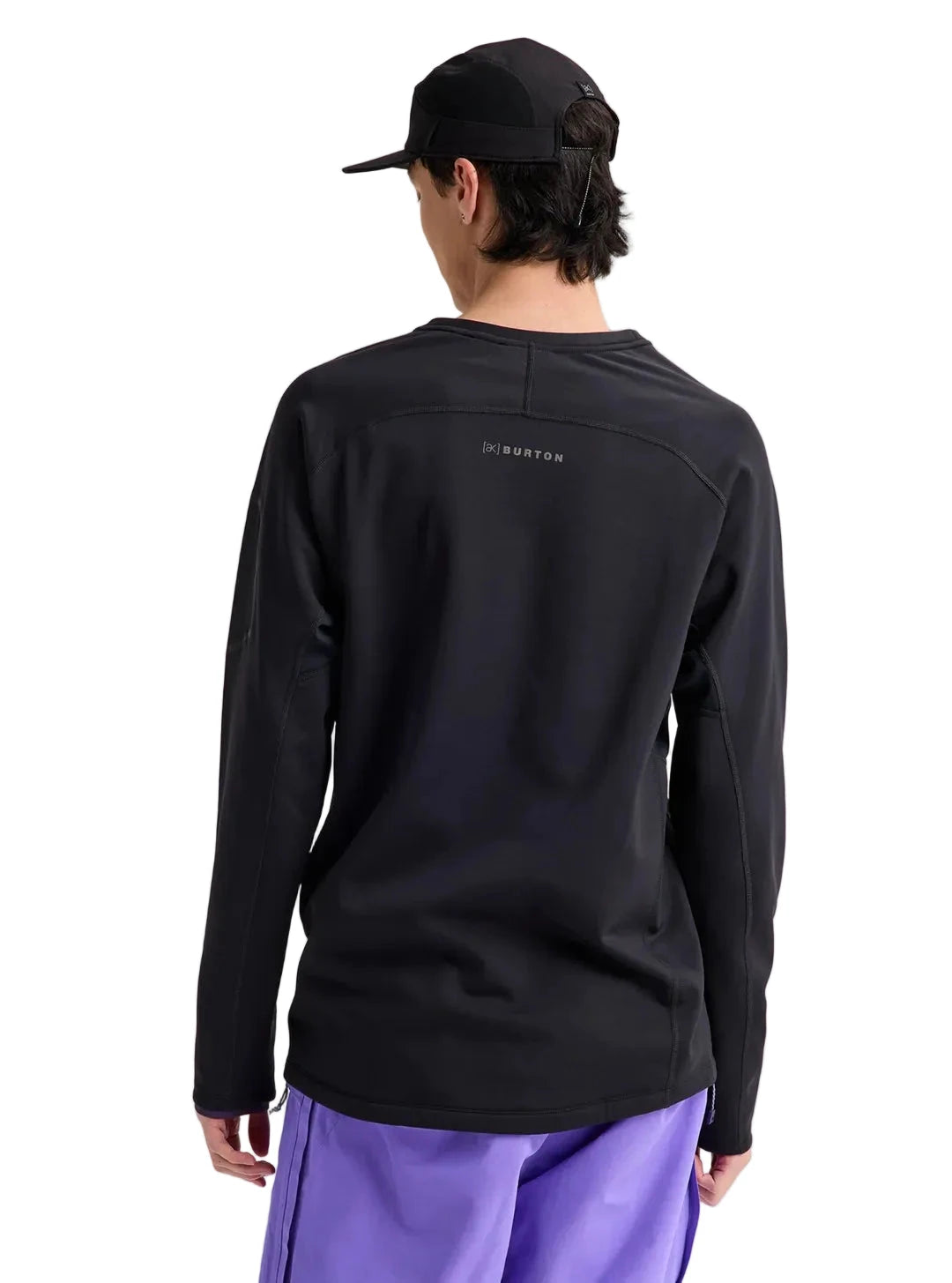 BURTON [ak] Baker Stretch Crewneck Fleece True Black Men's Base Layers Burton 