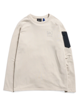 BURTON [ak] Baker Stretch Crewneck Fleece Chinchilla Gray Men's Base Layers Burton 