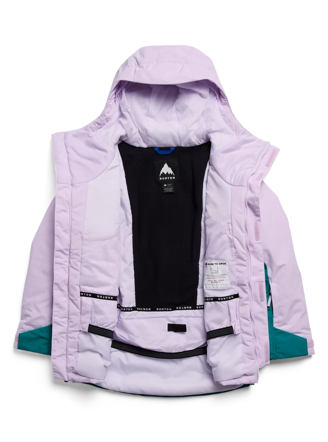 BURTON Kids Ascutney 2L Snow Jacket Moondust Purple/Pacific Teal 2027 Youth Snow Jackets Burton 