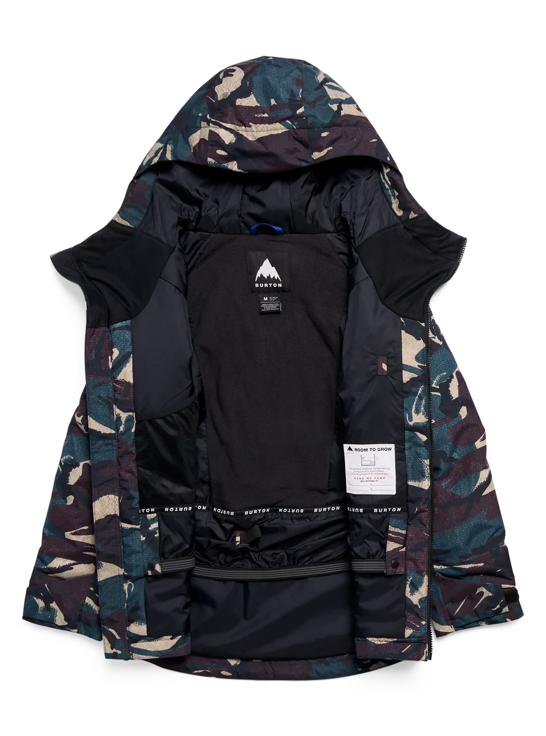 BURTON Kids Hillslope Snow Jacket Seersucker Camo 2027 Youth Snow Jackets Burton 