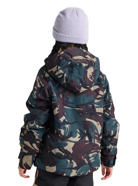 BURTON Kids Hillslope Snow Jacket Seersucker Camo 2027 Youth Snow Jackets Burton 