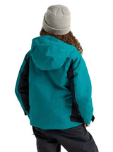 BURTON Kids Skimmer Snow Jacket Pacific Teal/True Black 2027 Youth Snow Jackets Burton 