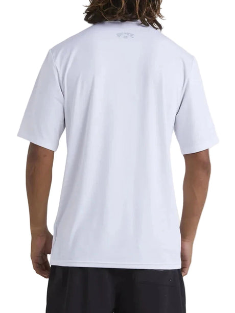 BILLABONG All Day Wave Short Sleeve Rashguard White Men's Rashguards Billabong 