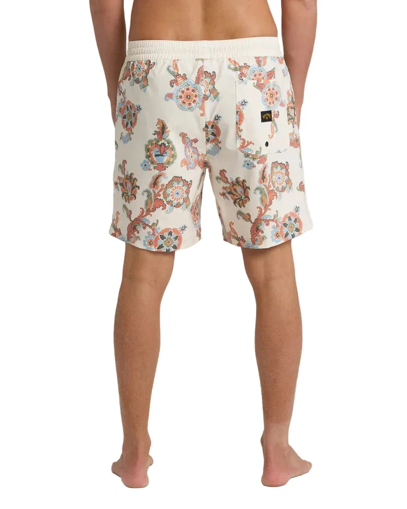 BILLABONG Good Times Layback Trunk 16" Boardshorts Oatmeal Men's Boardshorts Billabong 