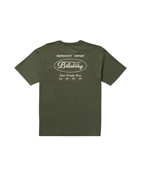 BILLABONG Bad Dog Pocket T-Shirt Olive Men's Short Sleeve T-Shirts Billabong 